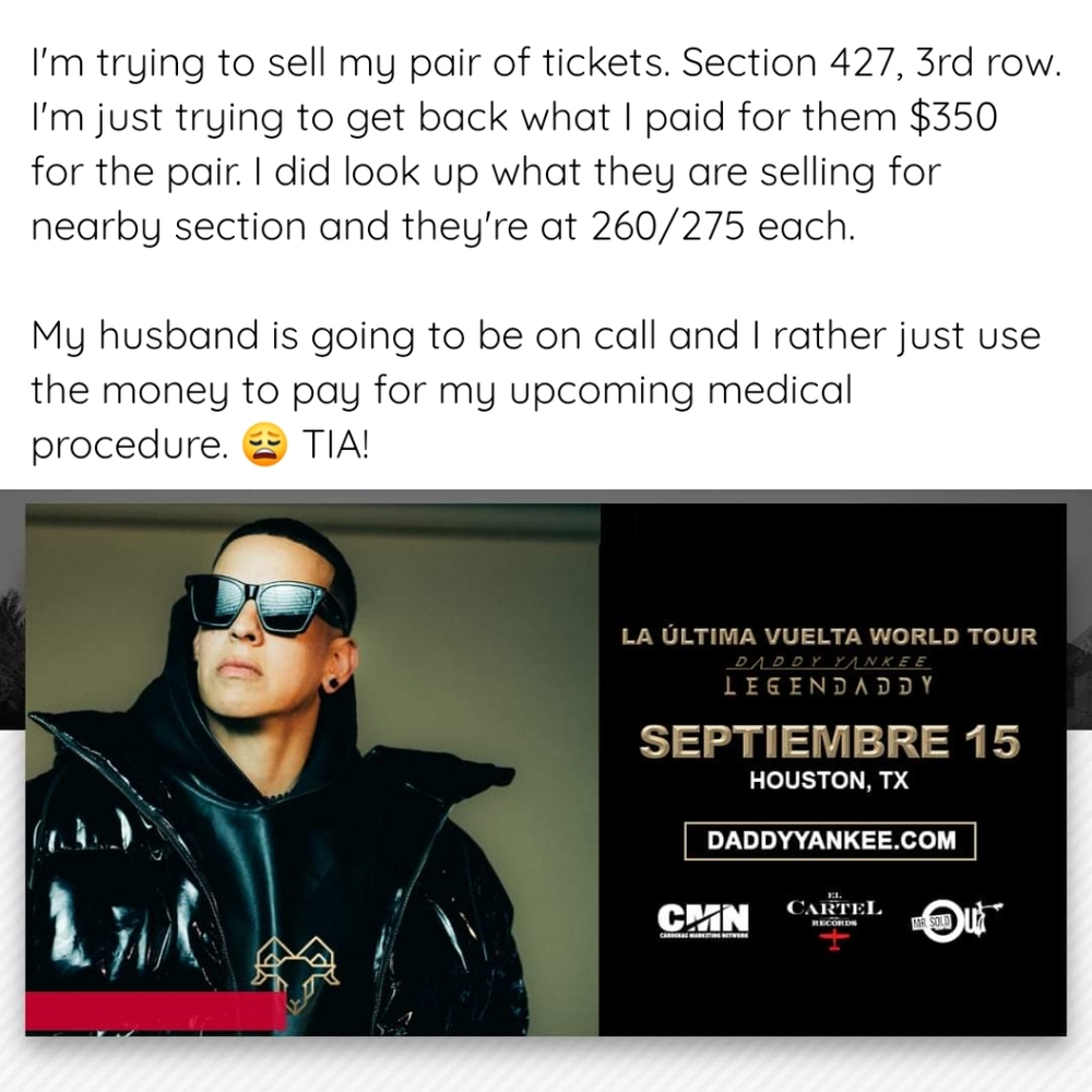 Tickets - Daddy Yankee